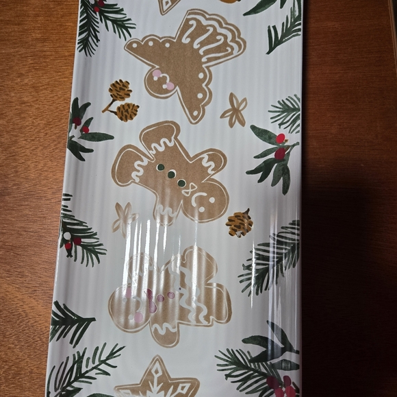 Stoneware Christmas bread or cheese plate - Picture 8 of 9